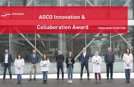 Sonceboz awarded with the AGCO Innovation & Collaboration Award