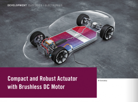 Compact and Robust Actuator with Brushless DC Motor