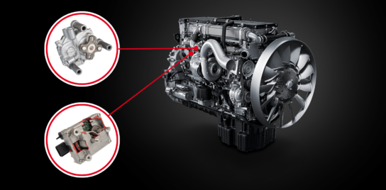 Third generation of the Daimler Truck engine equipped with two Sonceboz actuators