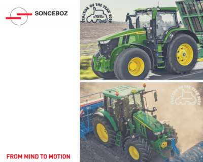 Two of the Tractors of the Year 2022 Awards winners equipped with Sonceboz solutions